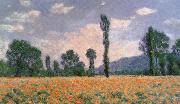 Claude Monet Poppy Field at Giverny oil painting on canvas